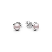 Cercei argint cu perle naturale roz pudra DiAmanti SK25110E_L-G